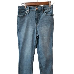 Vintage America High Rise Straight Cropped Jeans Light Wash Size 4/27